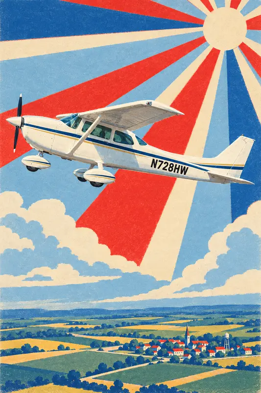 The High-Wing — Airmail Poster 1931