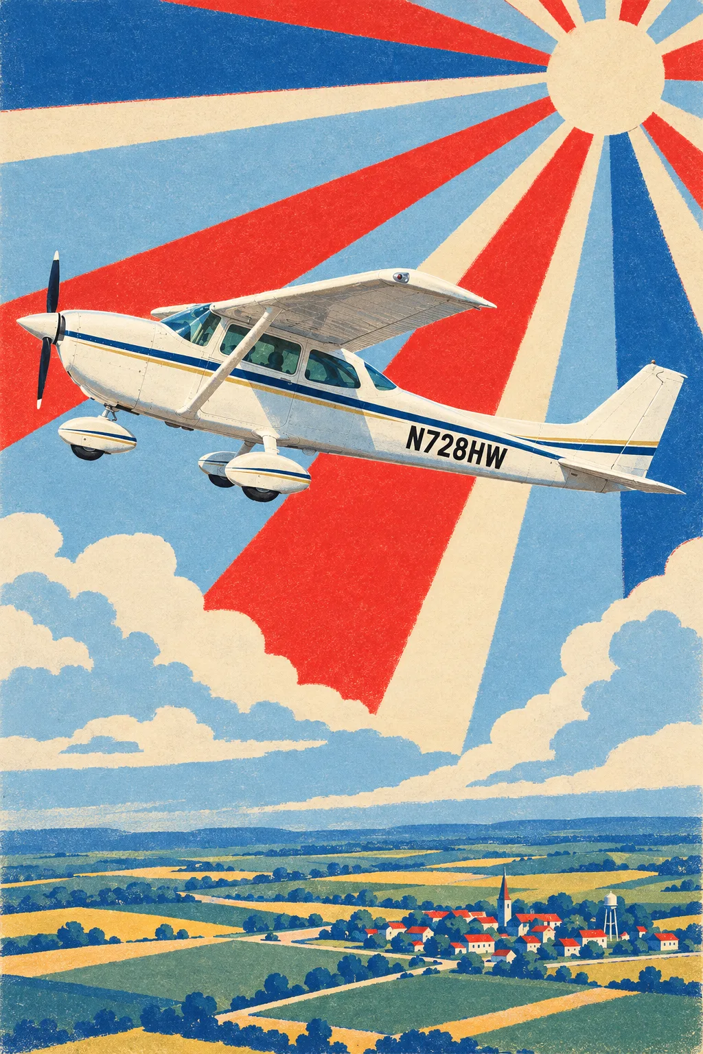 Airmail Poster 1931, Airmail Poster 1931
