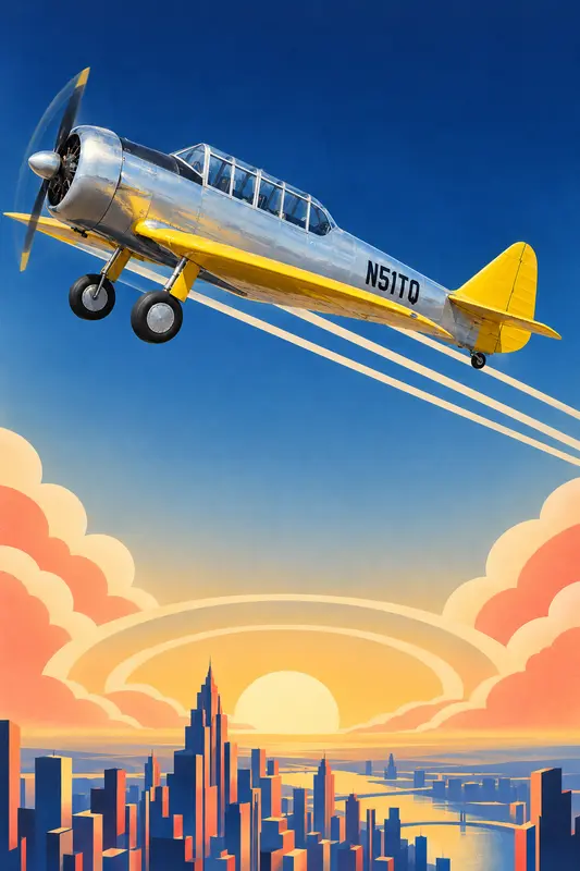 Deco Airline Poster 1935